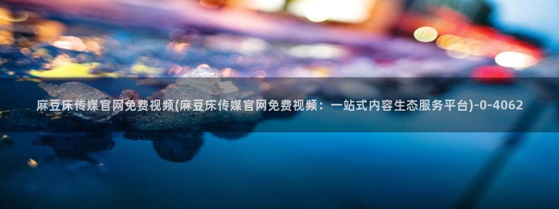 麻豆传媒网站官网