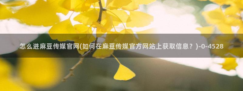 麻豆传媒官网 知乎：怎么进麻豆传媒官网(如何在麻豆传媒官方网站上获取信息？)
