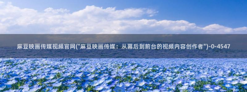 麻豆传媒官网赵佳美：麻豆映画传媒视频官网(\